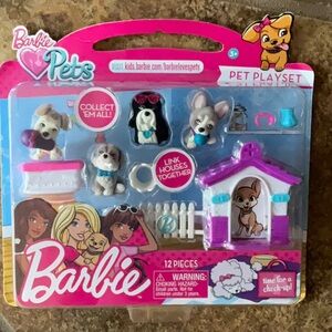 Barbie Pets Playset with Purple Pet House